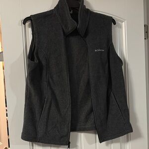 Columbia Charcoal Sleeveless Fleece